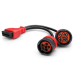 Deutch 9 + 6 Pin - OBDII. Полная распиновка