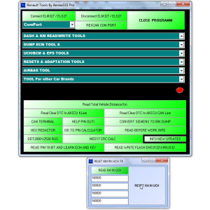 Renault Tools PRO-Crash Data, IMMO..