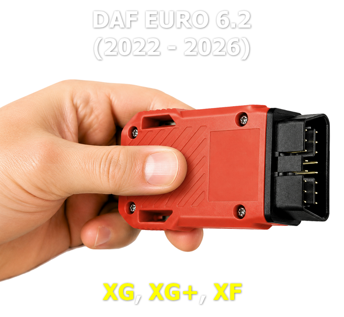 Стиратель ошибок Adblue DAF Euro 6.2 Стиратель ошибок Adblue DAF Euro 6.2