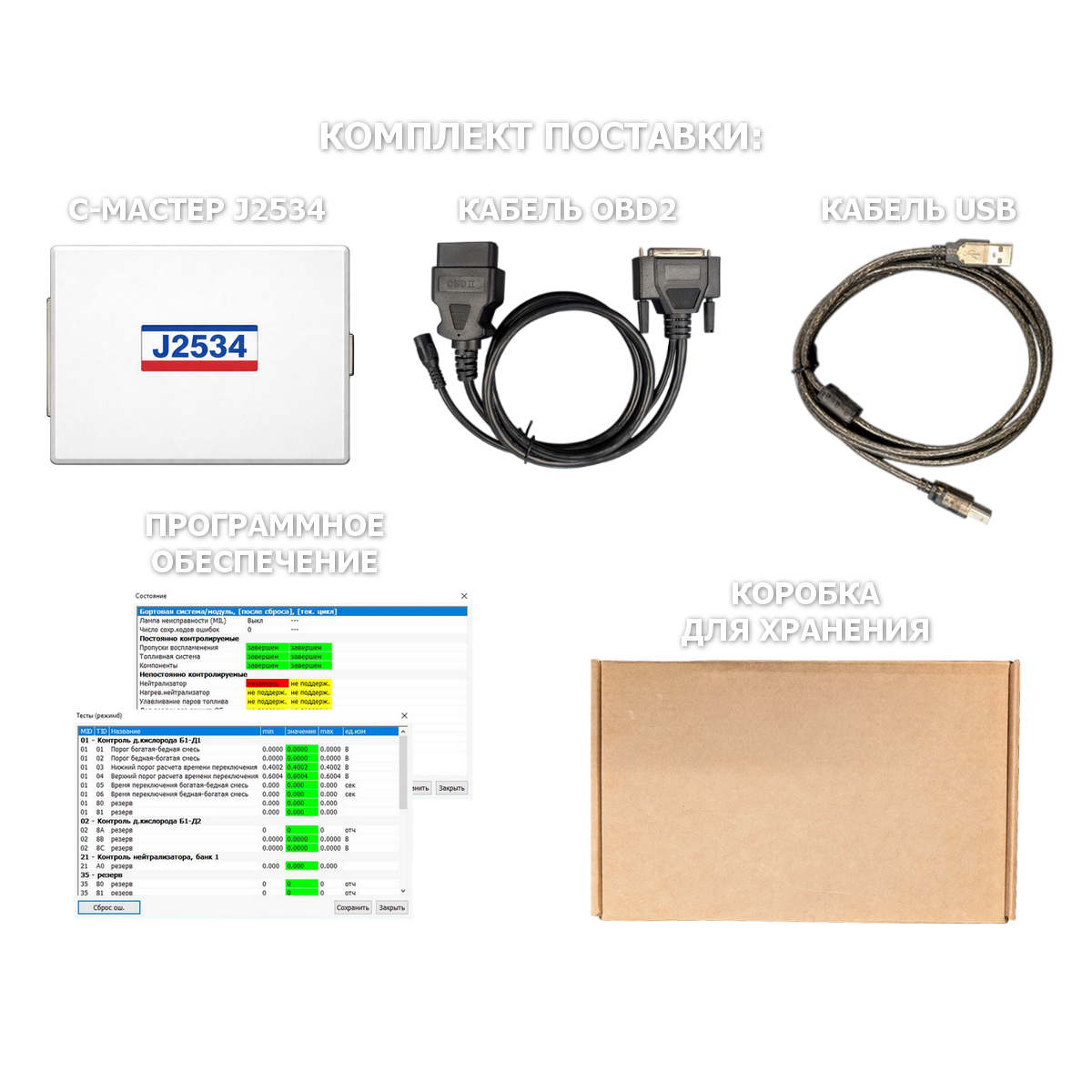 Автосканер: ВАЗ ГАЗ УАЗ МАЗ КАМАЗ