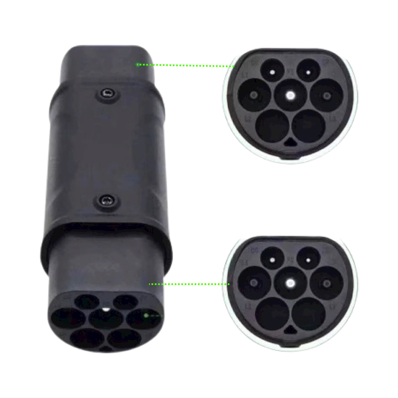 Переходник Type2 (Европа) - GB/T (Китай) 32A