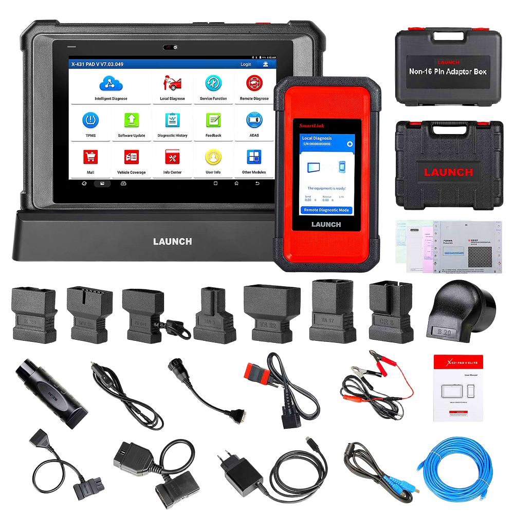 LAUNCH X-431 PAD V + расширенный комплект