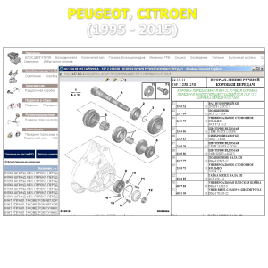 PSA SEDRE + SERVICE BOX руководства